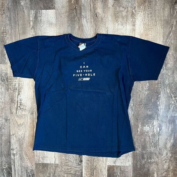 Vintage I Can See Your Five Hole Nike Shirt - Picture 1 of 7